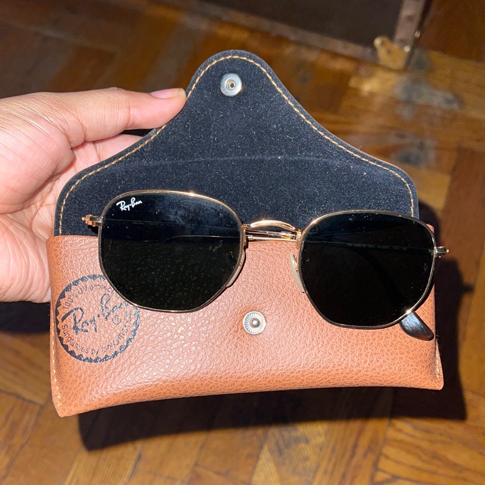 Ray Ban Geometric Aviator Sunglasses